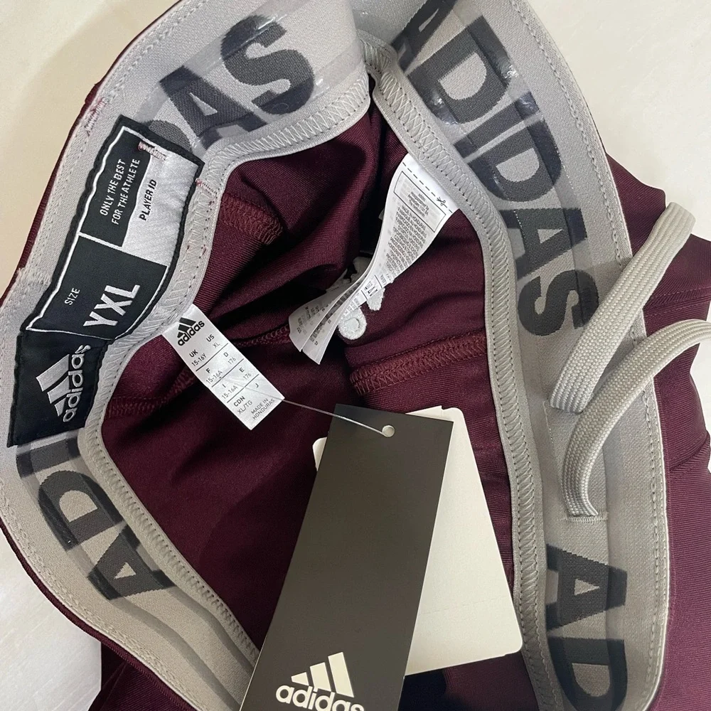 ADIDAS Boys Press Coverage 2 Football Pant in TMMARO/WHITE COLOR  YOUTH XL